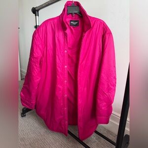 Velvet Heart Vibrant Pink Puffer Jacket
